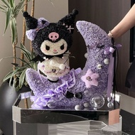 Preserved Eternal Real Flower Kuromi Gift for her/wife/girlfriend/daughter Birthday Anniversary