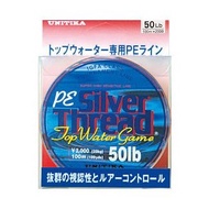 UNITIKA Line Silver Thread PE Top Water Game 80m 80Lb