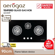 Aerogaz AZ-933F 90cm Tempered Glass Gas Hob