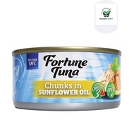 Fortune Tuna Chunk In Sunflower Oil 185g