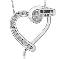 pompeii31/4Ct Diamond Heart Pendant Necklace in 10k White, Y