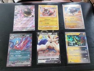 Pokemon 6張美版閃卡-拍賣至3月8日