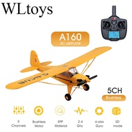 Hot Wltoys A160-j3 Rc Airplane 5ch Remote Control Plane 3d/6g 1406 Brushless Motor Outdoor Foam Fiex