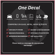 ⊕ ◵ Thai Set Sticker Decals (Recipe, AKANA, JRP, RACEWEAR, SAFE)