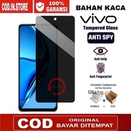 LAYAR Tempered Glass Anti Spy Vivo V29e 5G V27e V20 V20 Pro V20 se V21 V21 5G V21e V21e 5G V23 V23 5
