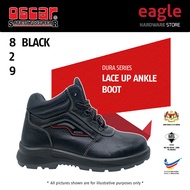 Oscar 829 Lace Up Ankle Boot Safety Shoe, Black