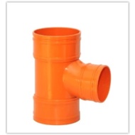 Atlanta/Neltex Pvc Tee Reducer Orange Fittings 6x4