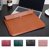 DP5 Crocodile Texture PU Leather Sleeve Laptop Bag Magnetic waterproof Laptop sleeve Fits for 11-16 