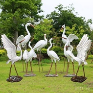 Garden Bird Decoration Courtyard Outdoor Landscaping Villa Pond Egret Landscaping Model Ornament Cou