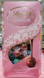 【小如的店】COSTCO好市多代購~LINDOR LINDT 瑞士蓮 綜合巧克力粉紅限定版(每盒600g) 218975