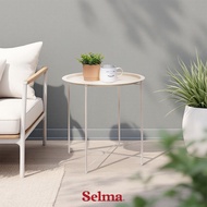 Selma Shawn I I Side Table - Cream End Table Small Table Aesthetic Multipurpose Side Table Small Tab