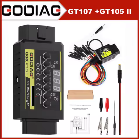 GODIAG GT107 +GT105 II DSG Gearbox Data Adapter Voltage Current Display Tool For Benz BMW DQ250 DQ20