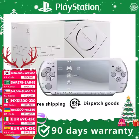 Sony PSP 3000 Original PlayStation Portable (PSP-3006) Handheld Arcade Game Console Holiday Christma