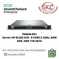 Server HP P04646-B21 DL325 G10 - 8 CORE 2.1GHz, RAM 8GB, HDD 1TB SATA