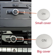Car Styling Volume ON Buttons Cover Sticker Trim Fit For Mercedes Benz A B C ML CLS class W204 GLK X204 E class W212 Accessories