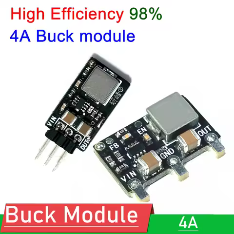 98% 4A Mini DC-DC Buck Converter 5.5V-16V 6V 9V 12V 15V to 5V 3.3V Step-down Voltage Regulator Power