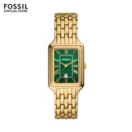 Fossil Women's Raquel Analog Watch ( ES5341 ) - Quartz, Gold Case, Rectangle Dial, 14 MM Gold Stainless Steel Band