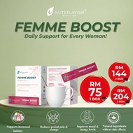 Nutrilavish Femme Boost Dr Kalai - Woman Health Natural Ingredient Mixed Herbal Ayurveda 10 sachets