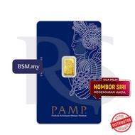 PAMP Lady Fortuna 1gram Gold Bar (Veriscan®)