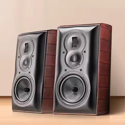 AOSIBAO 6.5 Inch Active Midrange Bass Speaker 4 Ohm Three Frequency Division Speakers HIFI Bookshelf