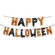 halloween balloon balloon set Halloween Hotel Shopping Mall Decoration 53cm happy halloween Letter B