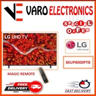 LG TV 86UP8000PTB 86 INCH SMART TV 4K UHD 86UP8000 86UP UP8000 NEW