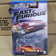 HOT WHEELS EXCLUSIVE SILVER SERIES 1996 ACURA INTEGRA GSR FAST AND FURIOUS
