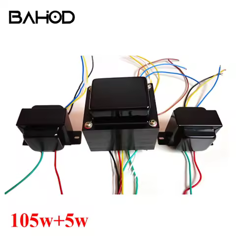 BAHOD 105w Power Transformer + 5w Single-ended Output Transformer for 6P1 6P14 6P6P Tube Amplifier D