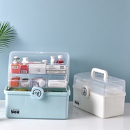 Medical medicine box, family medical medicine box, convenient 3-layer medicine box