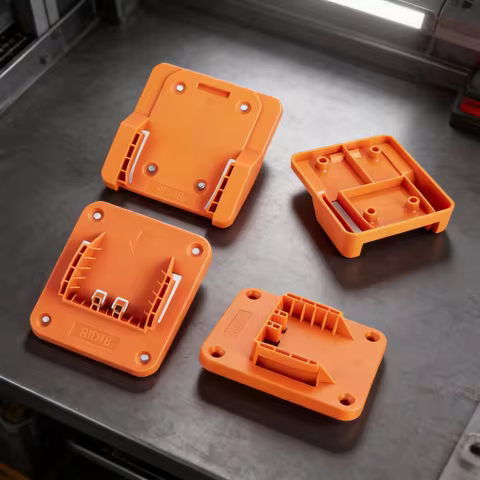 Battery Rack Tool Rack For AEG 18V Battery For RIDGID 18V Tool Battery Drill Hanger Easy Installatio