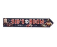 反斗奇兵Toy Story Sid Room 木製掛牌