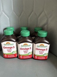 現貨 加拿大 Jamieson Omega-3 Select mini 高濃度濃縮迷你魚油膠囊 500毫克 200粒