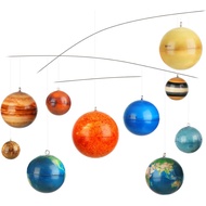 3D Solar System Mobile Hanging Planets Solar System Decor Educational Planets Model Large Space Nurs