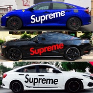 Supreme Car Sticker Body Sticker Pull Flower Scratch Sticker