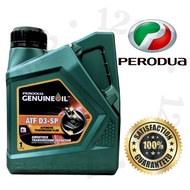 ORIGINAL PERODUA AUTO OIL D3SP (GREEN) 1L BEZZA ALZA AXIA VIVA MYVI ARUZ KEMBARA D3-SP D3 SP3 ATF GEAR OIL