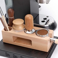 51mm 54mm 58mm 5 Holes Wooden Coffee Filter Tamper Holder Support Base Espresso Tamper Stand