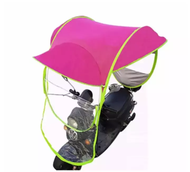 Motorcycle Bike E-Bike Canopy Umbrella Cover (Pink)