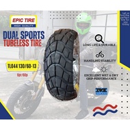 ♣R13 TL044 DUAL SPORTS MOTORCYLE TIRE FOR HONDA ADV, NMAX, EASYRIDE -110/90-13; 130/60-13