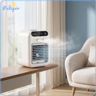 Mini Air Cooler USB-C Desk Fan with Humidifier Tabletop Cooling Fan Compact Swamp Cooler Quiet for O