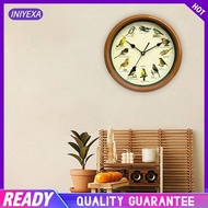 [Iniyexa] Bird Wall Clock Silent Modern Decorative Wall Clock for Bedroom Home Kitchen