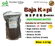 1.2kg Baja Kopi Organik NPK 8.8.8+Mgo3-Coffee Based Higher Organic Fertilizer (Japan Tech) Imported 