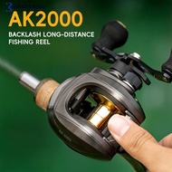 OKCATZONE Lure Baitcasting Reel Magnetic Brake Anti-Backlash System Long Cast Full Metal Spool Water