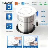 WIFI UK SG MY Pop Up Surface Table Hidden Built in Socket 3PIN Plug with USB Type-c Waterproof 16A 2