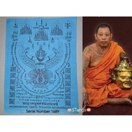 Thai Amulet 泰国佛牌 : 布符 Phayant Phaya Krut Garuda BE2562 by Luang Phor Nuphawan Wat Senanimit