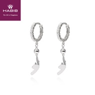 HABIB Oro Italia 750/18K White Gold Earring GEA337