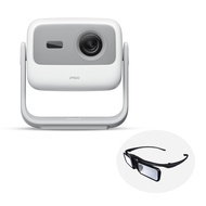 JMGO N1 Portable Projector 1080P FHD, 4K Supported, 150" MALC™ Triple Laser 3D Movie Projector for H