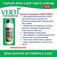 PUPUK NPK CAIR VERTI GROW 500 ML Pupuk Semprot Pelebat Tanaman Jagung