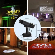 60Wการปรับแต่งโคมไฟโปรเจ็กเตอร์โลโก้ โปรเจ็กเตอร์ GOBO เหมาะสำหรับร้านค้า รูปแบบการโฆษณาเชิงพาณิชย์ 