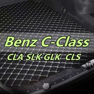 [Benz C-Class CLA SLK GLK  CLS  ] Trunk Mat- READY STOCK Premium PU Leather Trunk Liner Boot Cargo
