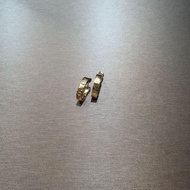 22k / 916 Gold C Design Earring V4